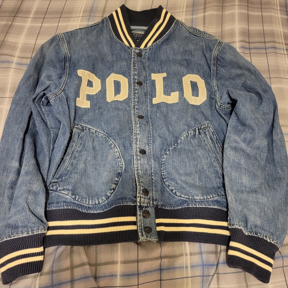 Polo varsity denim jacket